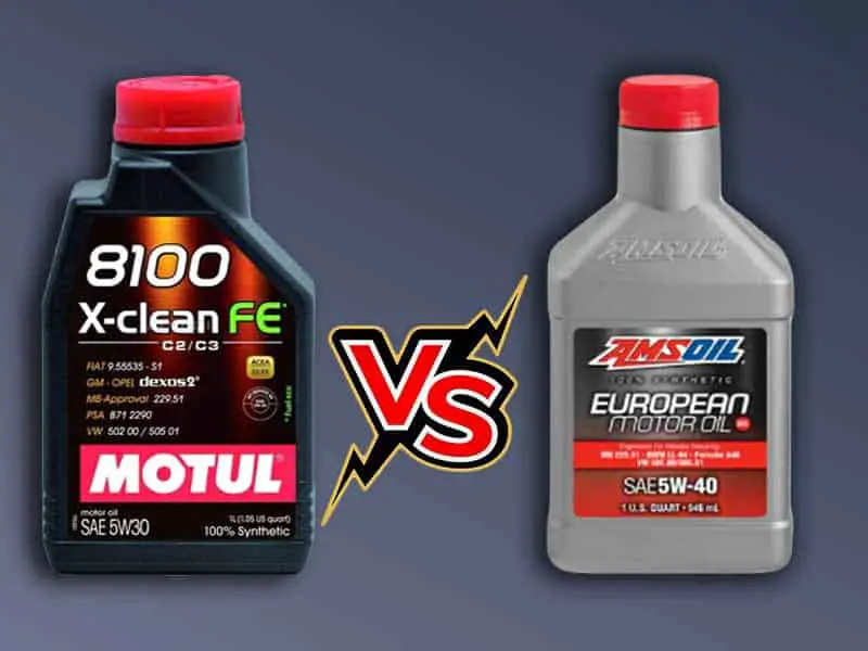 Motul x-clean FE vs Amsoil european motor oil
