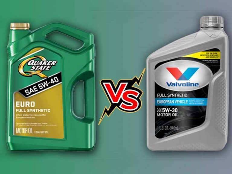 Valvoline European Vehicle vs Quaker State Euro Oil