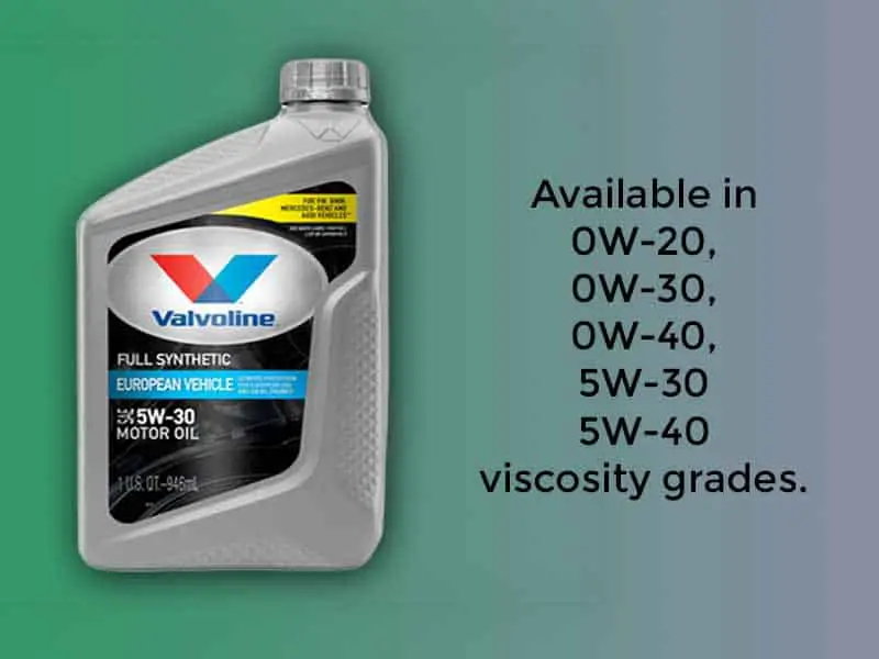 Valvoline European Vehicle Full Synthetic motor oil