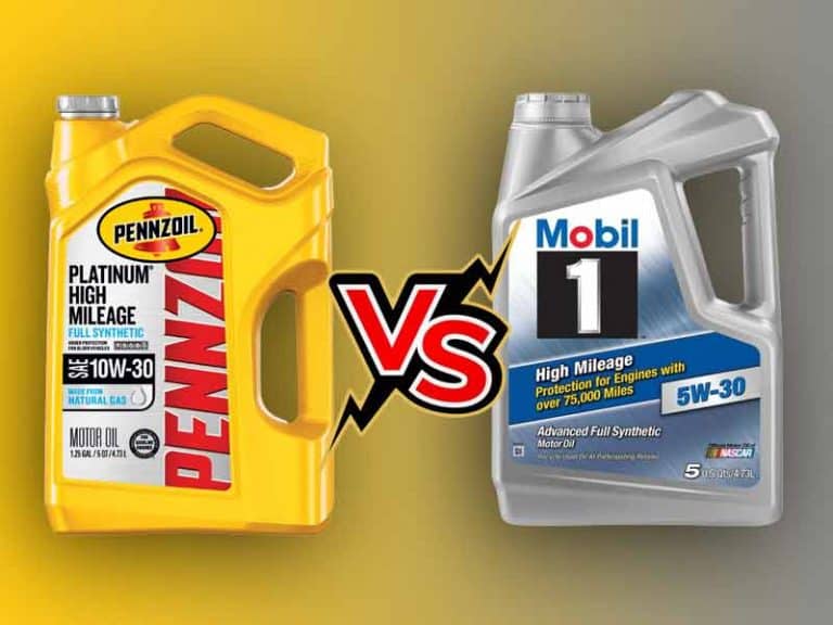 Mobil 1 High Mileage vs Quaker State High Mileage Synthetic Blend