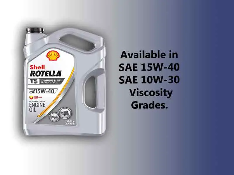 Rotella t5 viscosity grades