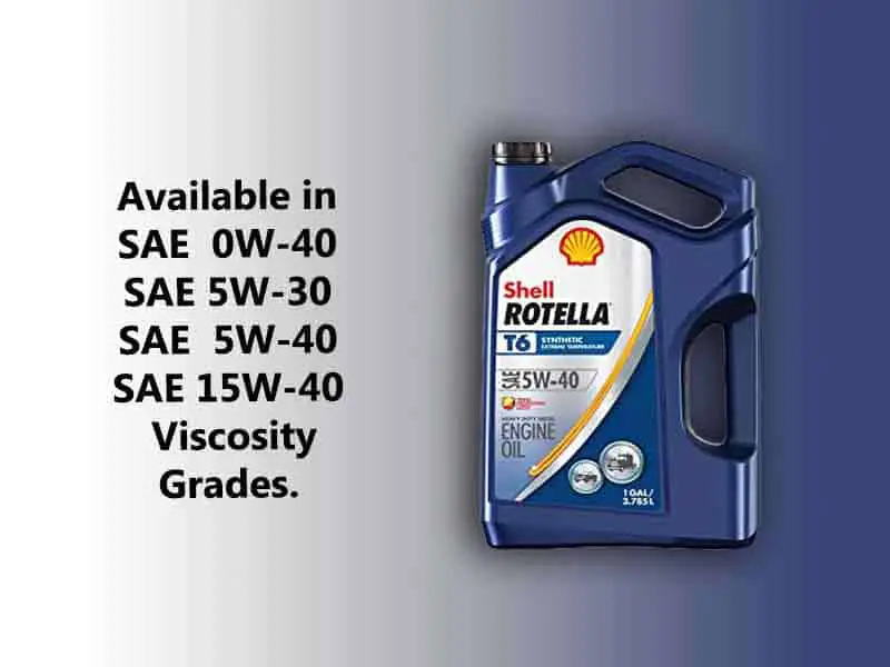 rotella t6 viscosity grades 1
