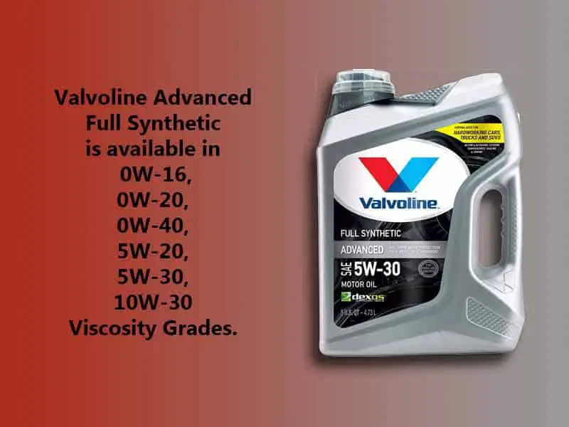 valvoline advanced FS