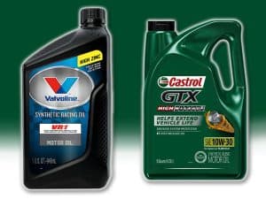 Castrol GTX High Mileage vs Valvoline VR1