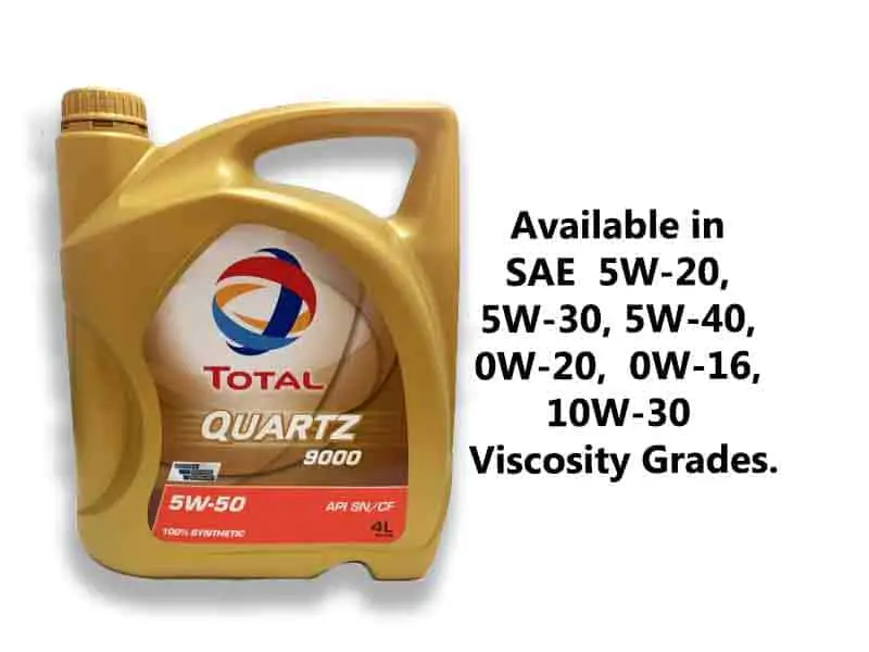 Quartz 9000 grades of viscosity