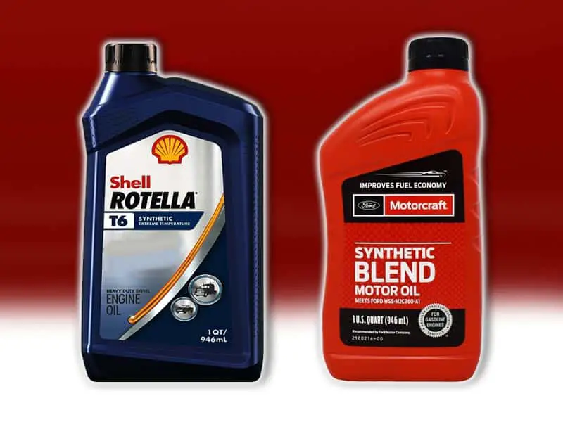 Motorcraft Synthetic Blend vs Shell Rotella T6
